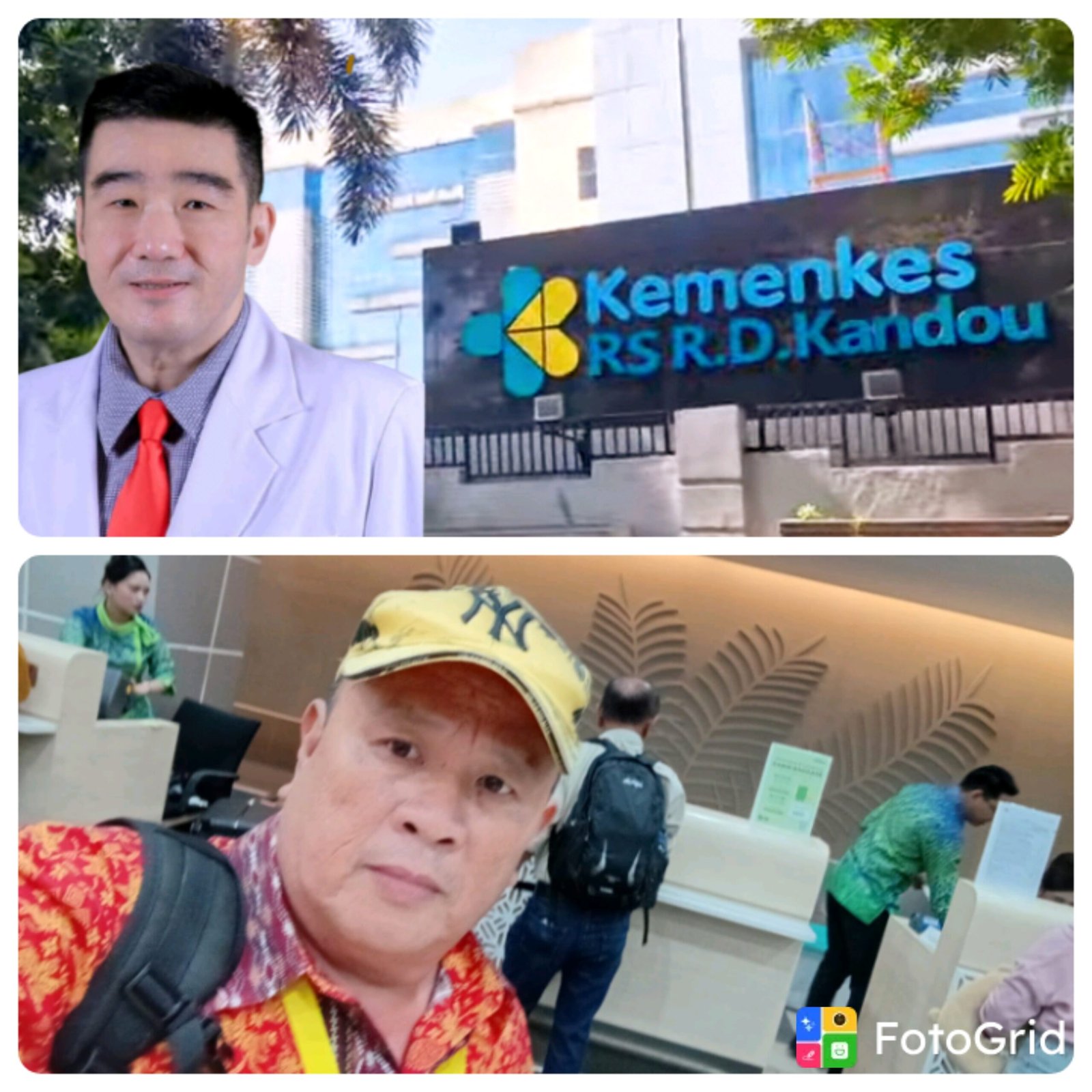 foto direktur RSUP bersama Ketua LSM AMTI Pusat, (foto istimewa)