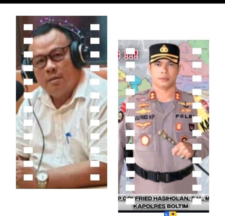 foto Kapolres bersama ketua lsm amti