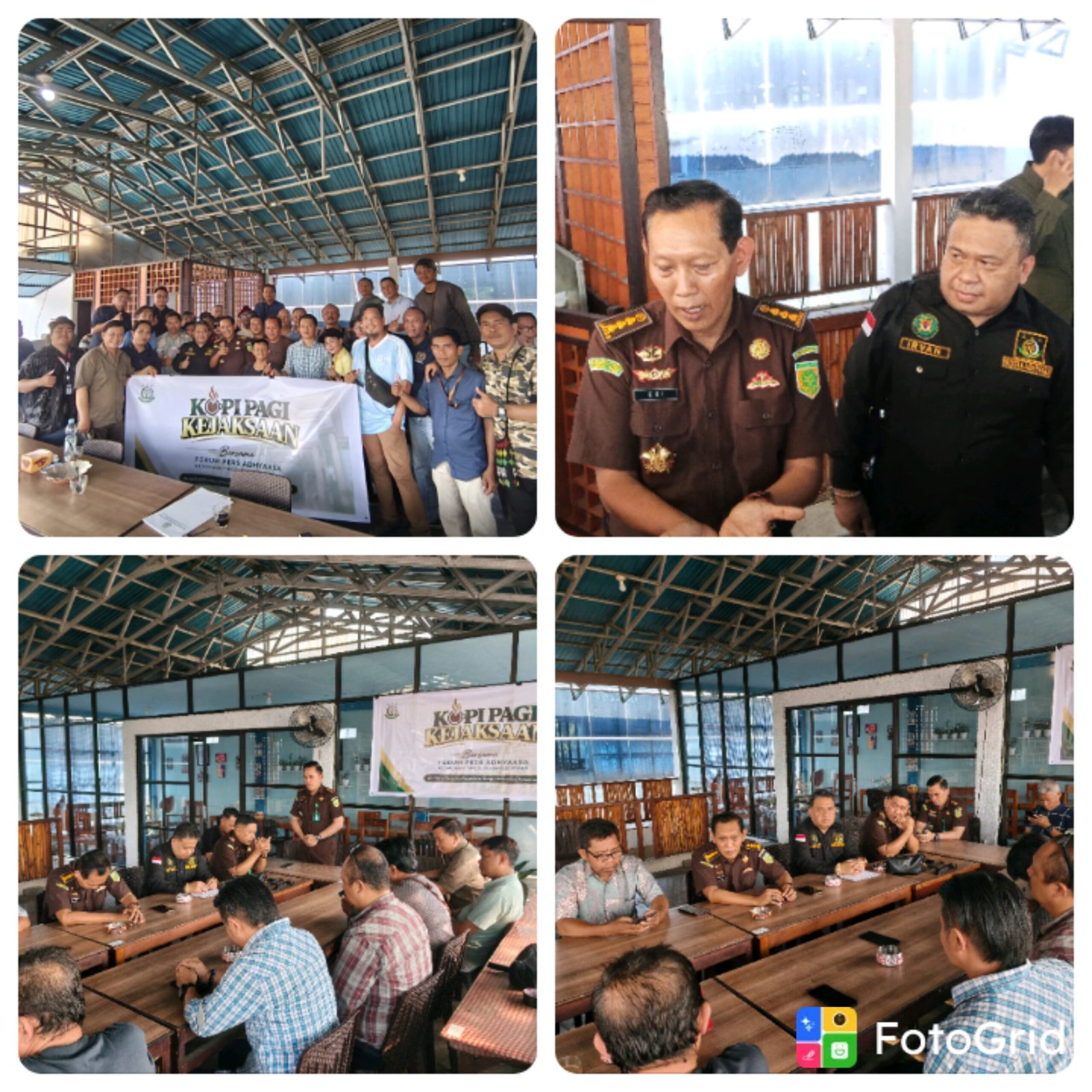 Foto Saat coffee morning bersama insan pers.