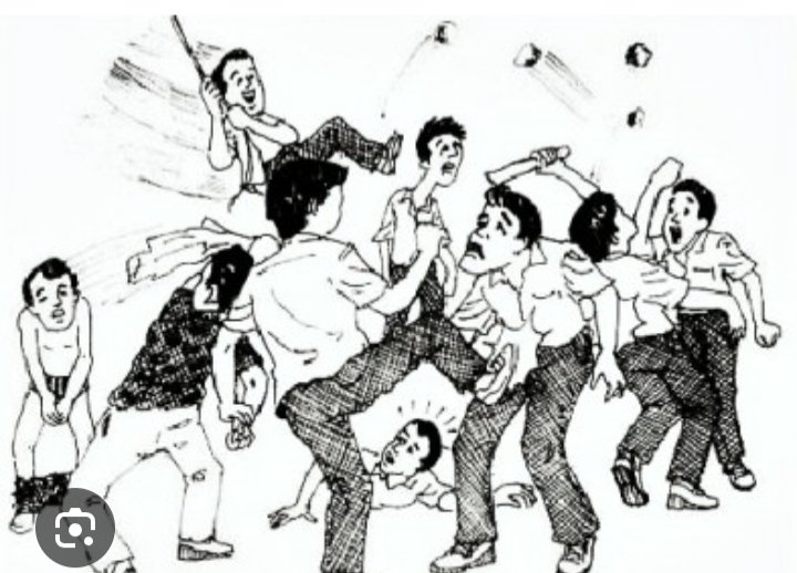 Foto karikatur