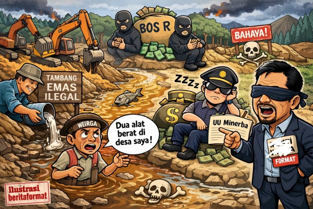 Foto karikatur
