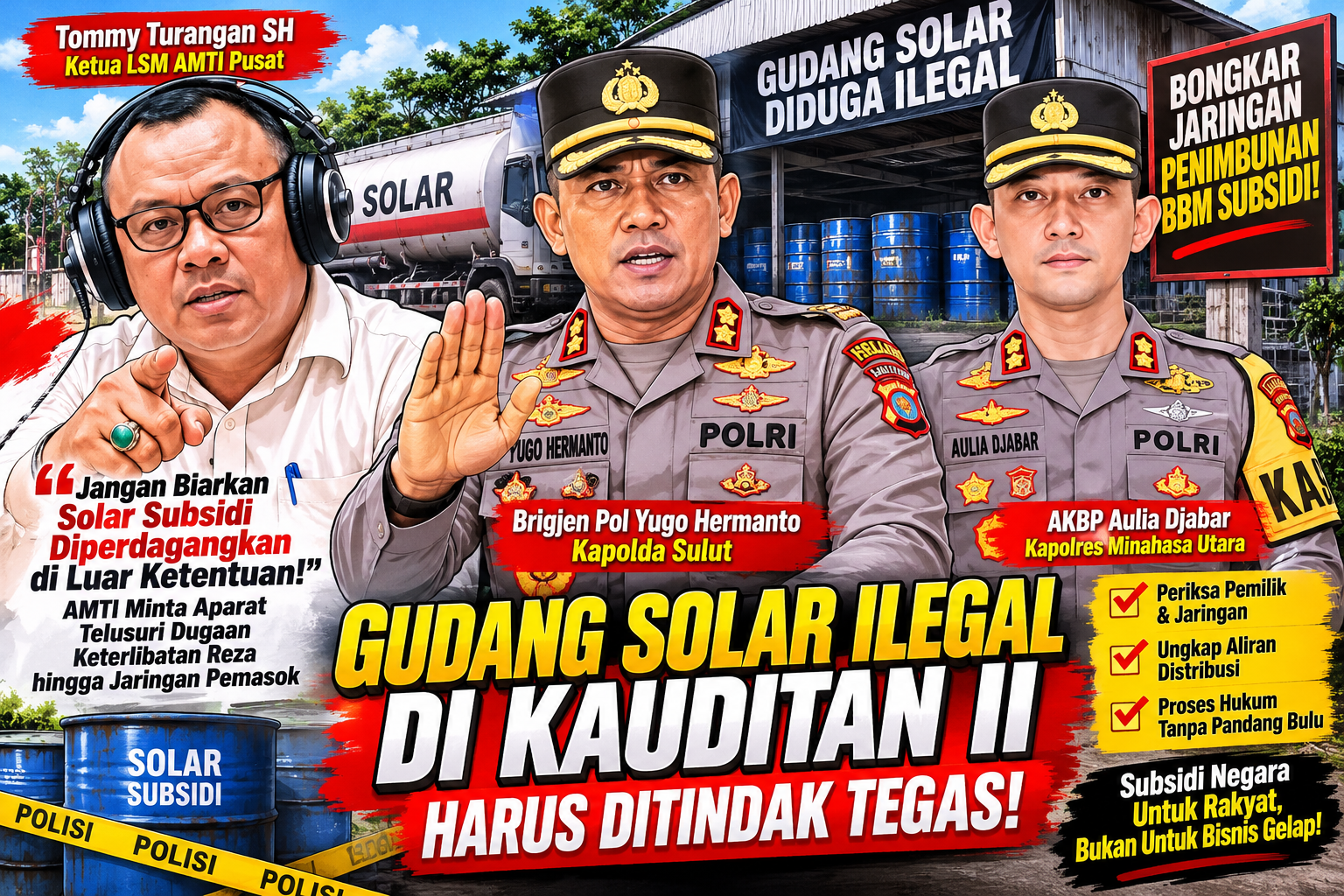 Foto karikatur